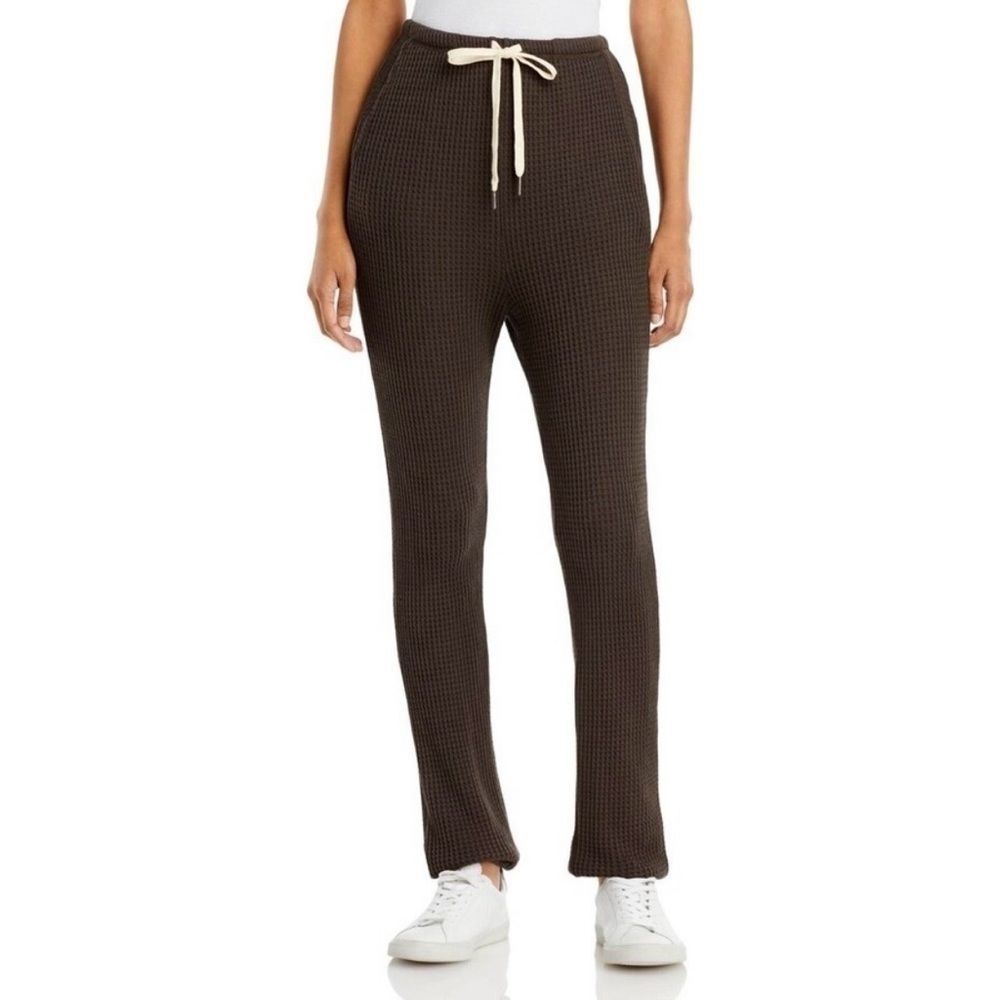 NWT n:Philanthropy Waffle Knit Jogger in Chocolate Brown